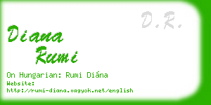 diana rumi business card