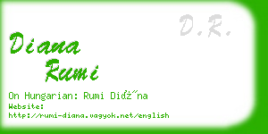 diana rumi business card